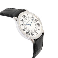 Cartier Ronde Louis Cartier WR000551 Unisex Watch in 18kt White Gold