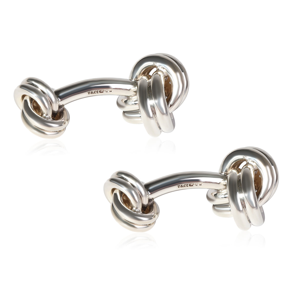 Tiffany & Co. Love Knot Cufflinks in Sterling Silver