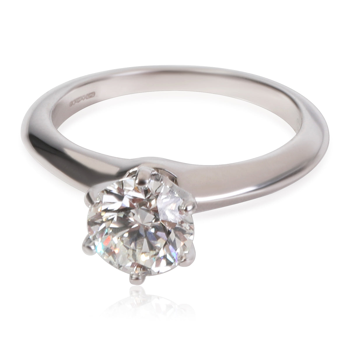 Tiffany & Co. Diamond Engagement Ring in Platinum (1.11 ct H/VS1)