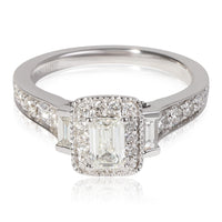 Vera Wang Diamond Engagement Ring in 18k White Gold H-I SI2-I1 0.95 CTW