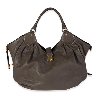 Louis Vuitton Taupe Mahina Leather XL Hobo