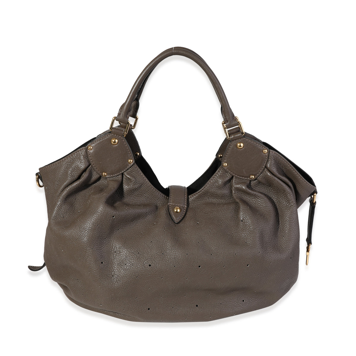 Louis Vuitton Taupe Mahina Leather XL Hobo