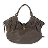 Louis Vuitton Taupe Mahina Leather XL Hobo