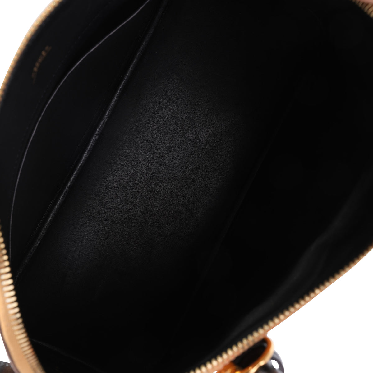 Hermès Vintage Black Box Calf & Natural Chamonix Bolide 31 GHW