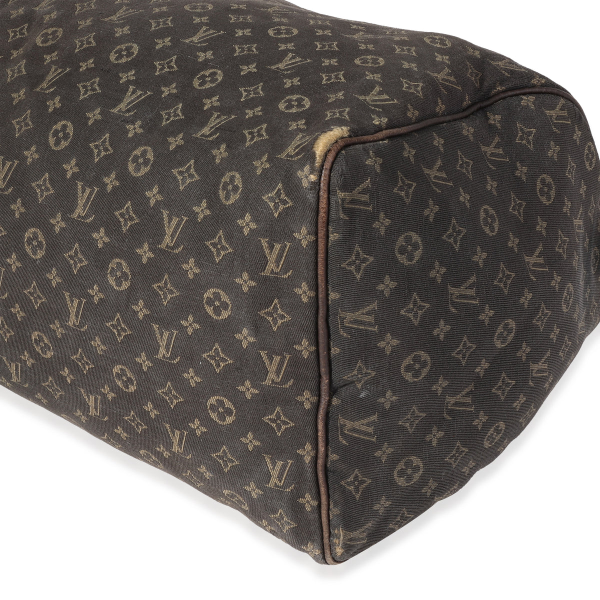 Louis Vuitton Brown Mini Lin Speedy 30