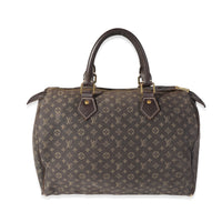 Louis Vuitton Brown Mini Lin Speedy 30