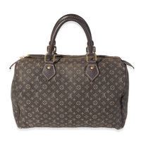 Louis Vuitton Brown Mini Lin Speedy 30