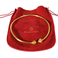 Illias Lalaounis Rams Head Collar Necklace With Ruby Eyes in 18K Yellow Gold