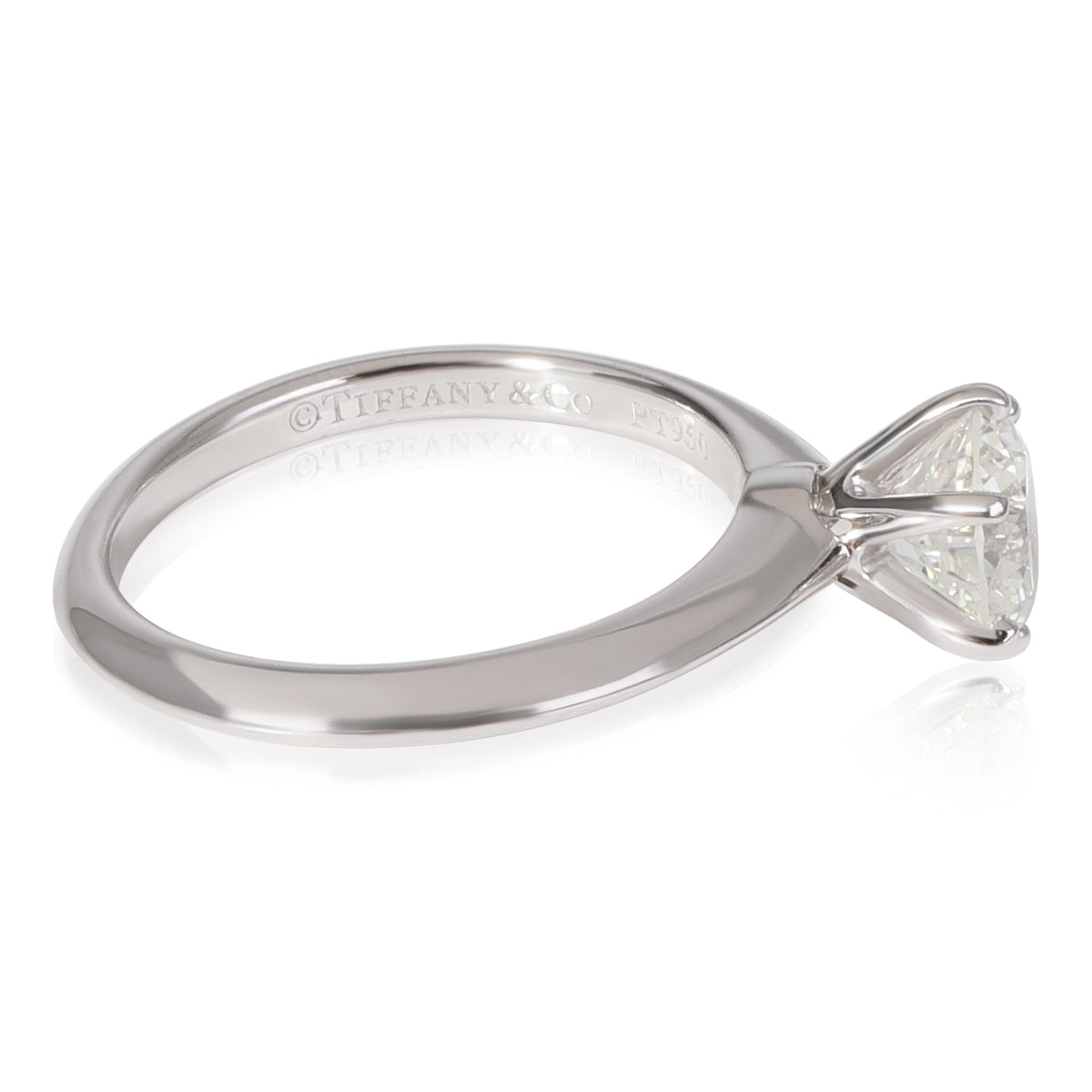 Tiffany & Co. Diamond Engagement Ring in Platinum (0.94 ct I/VVS1)