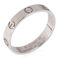 Cartier Love Wedding Band in 18k White Gold