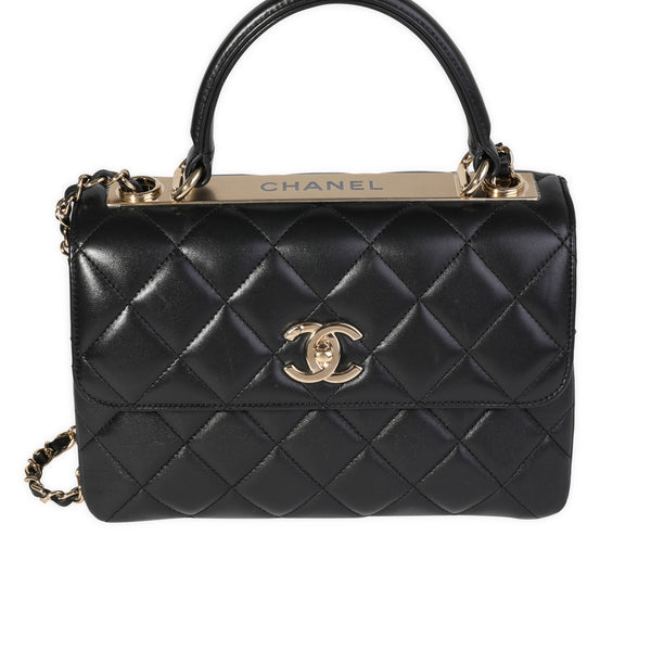 Black Caviar Quilted Classic Flap Small – REDELUXE