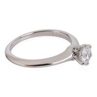 Tiffany & Co. Diamond Solitaire Engagement Ring in Platinum (0.61 ct F/VS2)