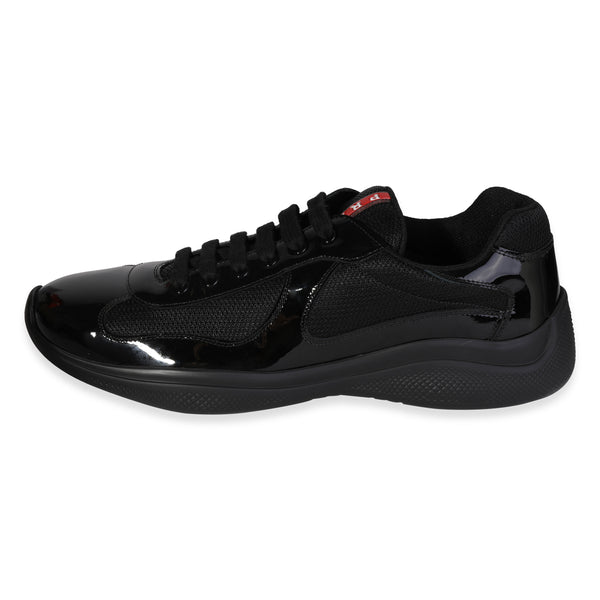 Prada Black Re-Nylon Gabardine High Top Sneakers, myGemma, QA