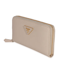 Prada Cammeo Saffiano Lux Zip-Around Wallet