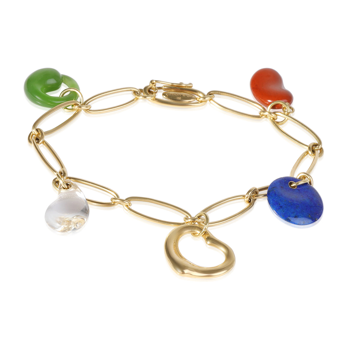 Tiffany & Co. Elsa Peretti Charm Bracelet in 18k Yellow Gold
