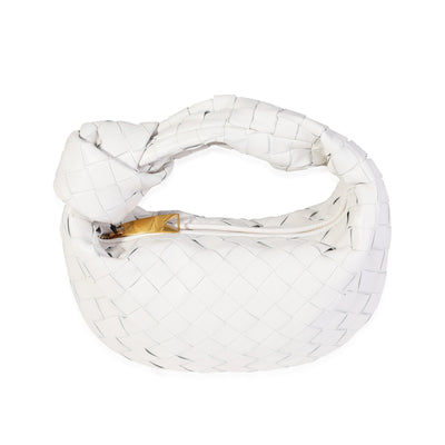 Bottega Veneta Chalk Intrecciato Leather Mini Jodie