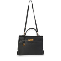 Hermès Black Togo Retourne Kelly 35 GHW