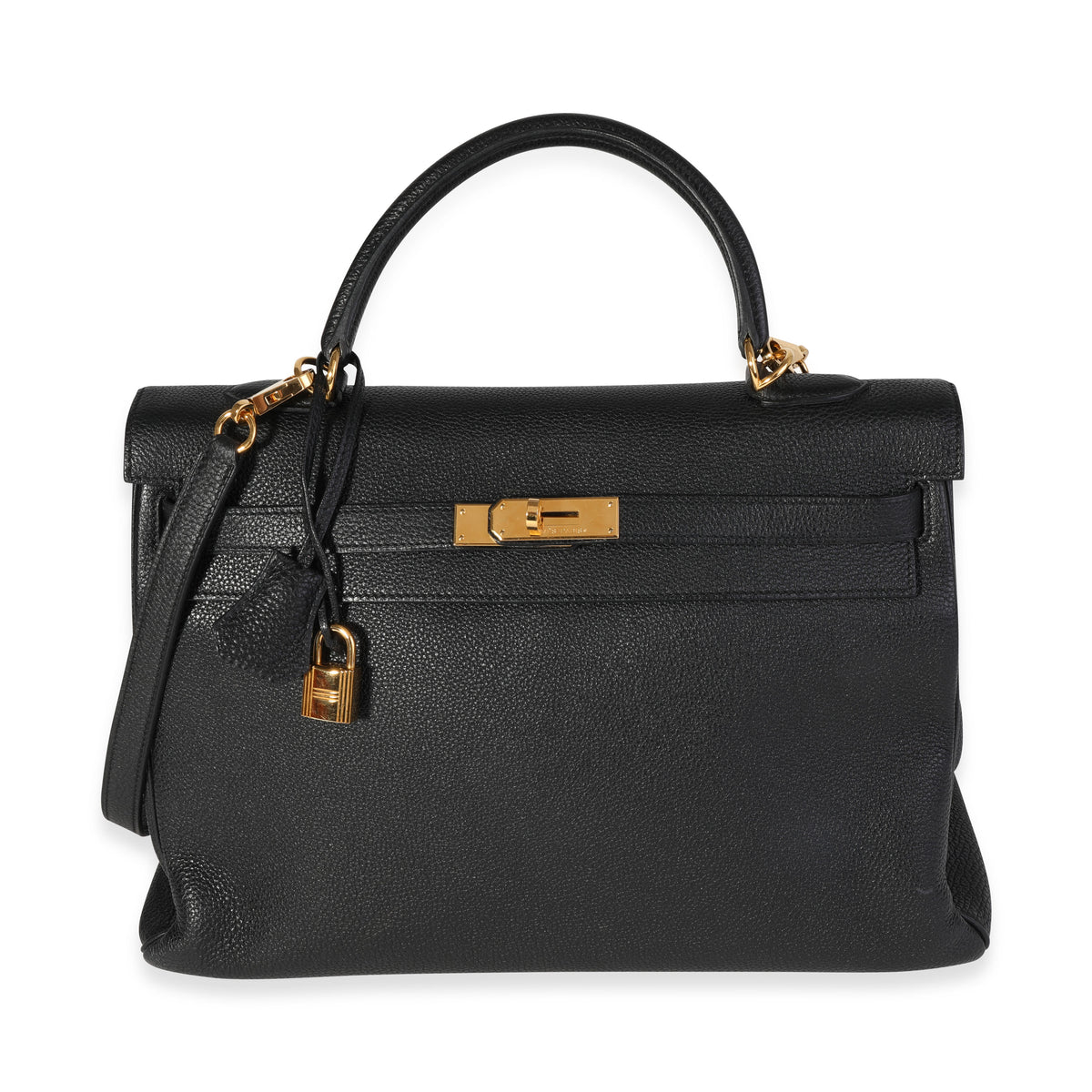 Hermès Black Togo Retourne Kelly 35 GHW