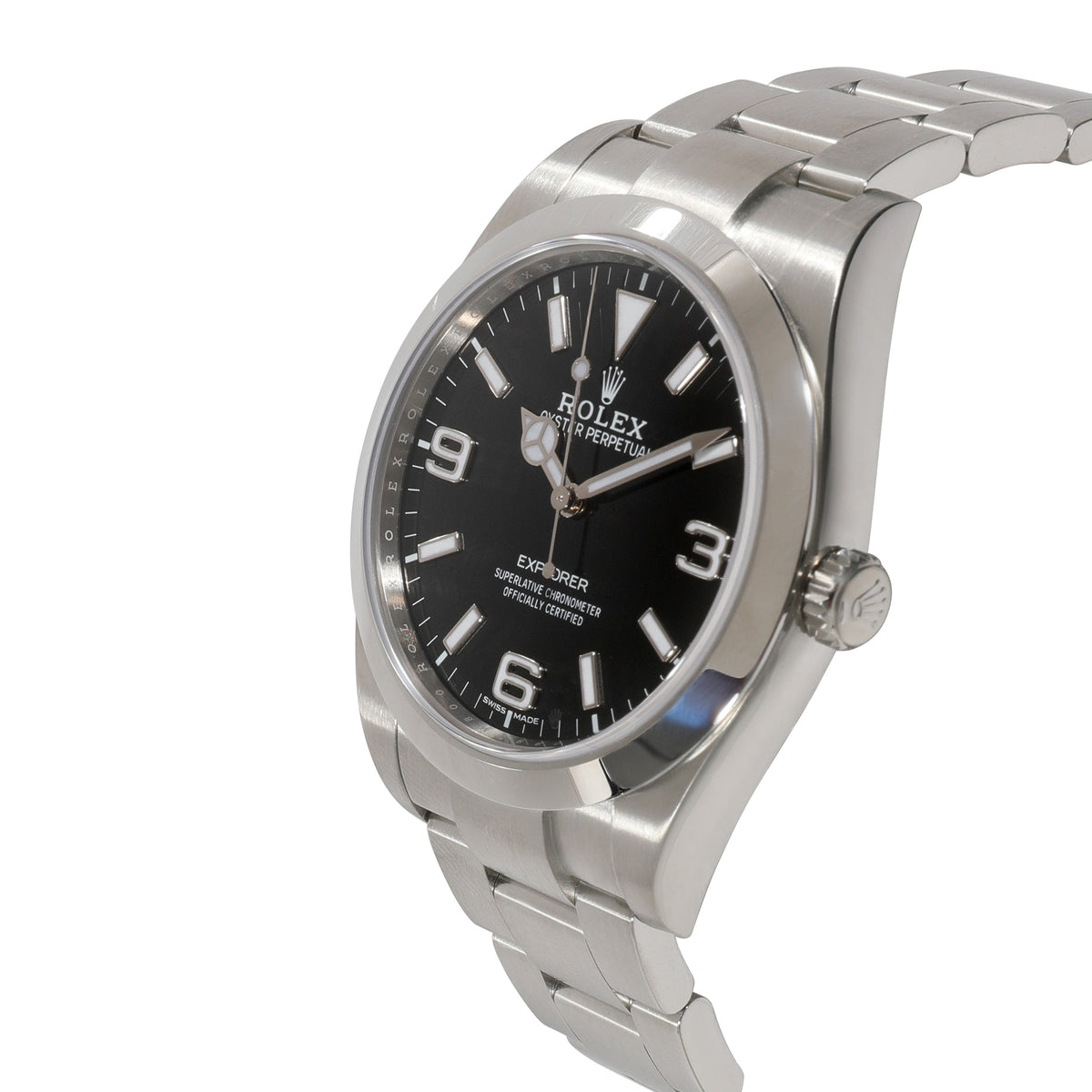 Rolex Explorer 214270 Men's Watch in  Stainless Steel