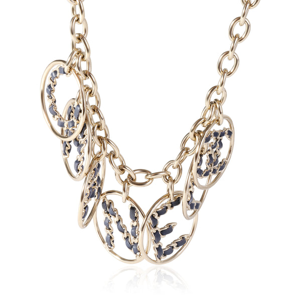 Louis Vuitton Flower Station Gold Tone Necklace, myGemma