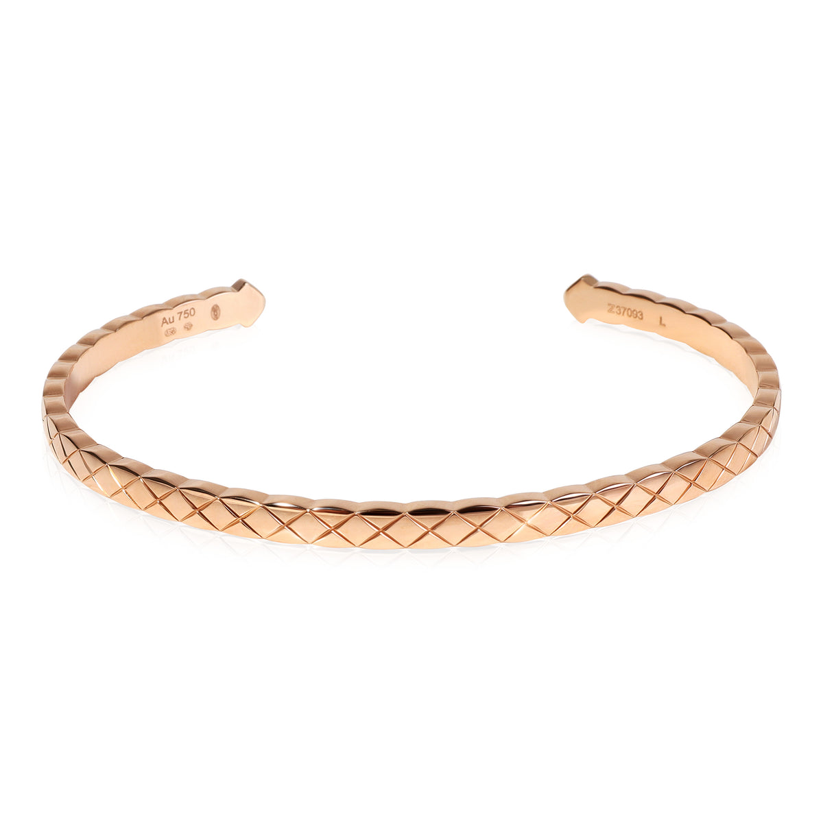 Chanel Logo Design Rose Gold Gloss Finish Bracelet – Julars Co.