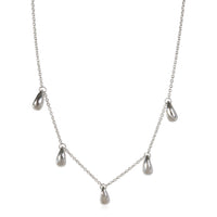 Tiffany & Co. Elsa Peretti Teardrop Necklace in Sterling Silver