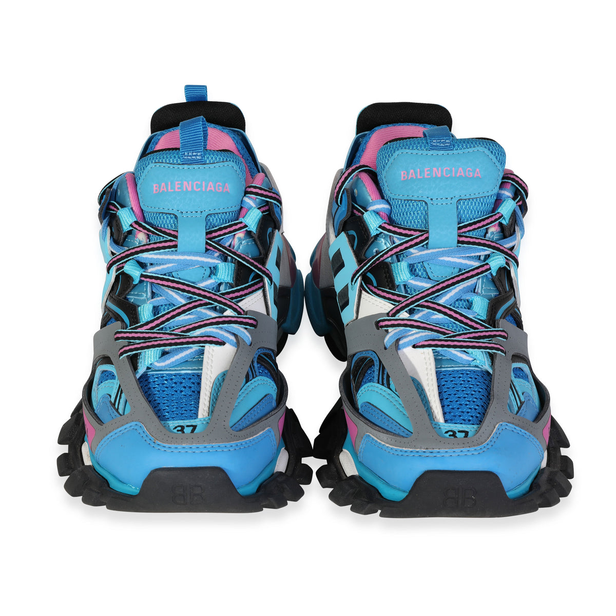 Balenciaga Track Pink Blue Balenciaga Balenciaga Track Trainer