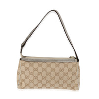 Gucci Metallic GG Canvas & Leather Abbey Pochette