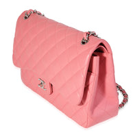 Chanel Pink Quilted Lambskin Jumbo Classic Double Flap Bag