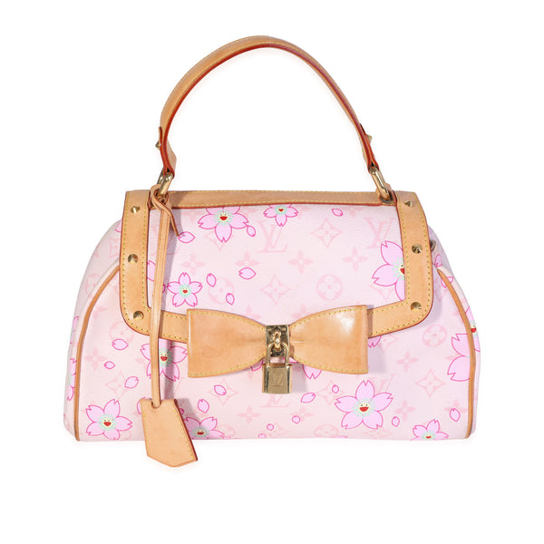 Louis Vuitton, Bags, Rare Authentic Louis Vuitton Takashi Murakami Pink Cherry  Blossom Long Wallet