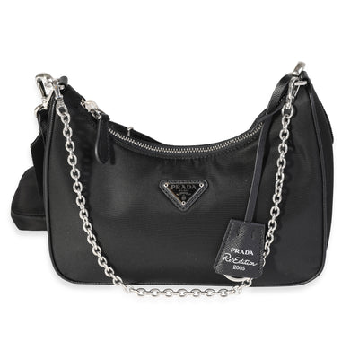 Prada Black Nylon Re-Edition 2005 Bag