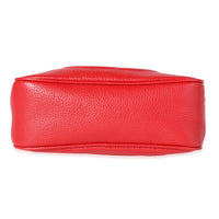 Gucci Red Pebbled Leather Soho Disco Crossbody