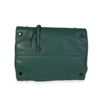 Celine Forest Green Smooth Leather Medium Phantom Luggage Tote