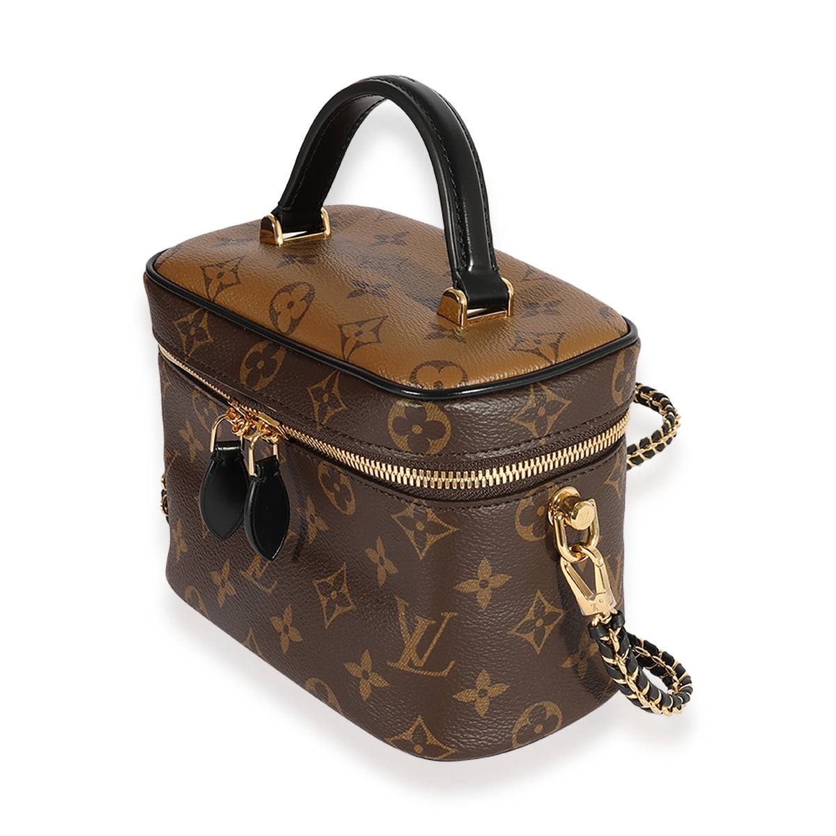 Louis+Vuitton+Vanity+PM+Brown+Canvas+Coated+Reverse+Monogram for sale  online