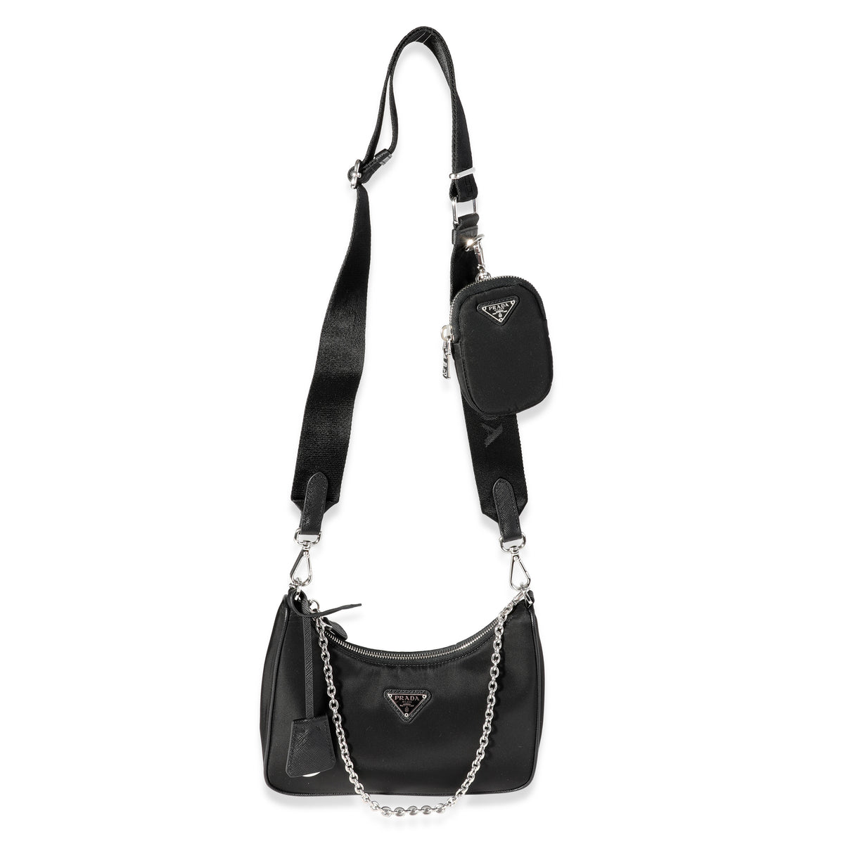 Prada Black Nylon Re-Edition 2005 Bag