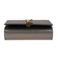 Saint Laurent Metallic Pewter Small Kate Chain Bag