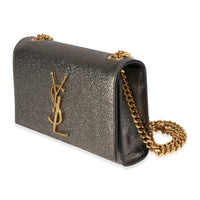 Saint Laurent Metallic Pewter Small Kate Chain Bag