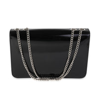 Gucci Black Polished Leather Interlocking G Shoulder Bag