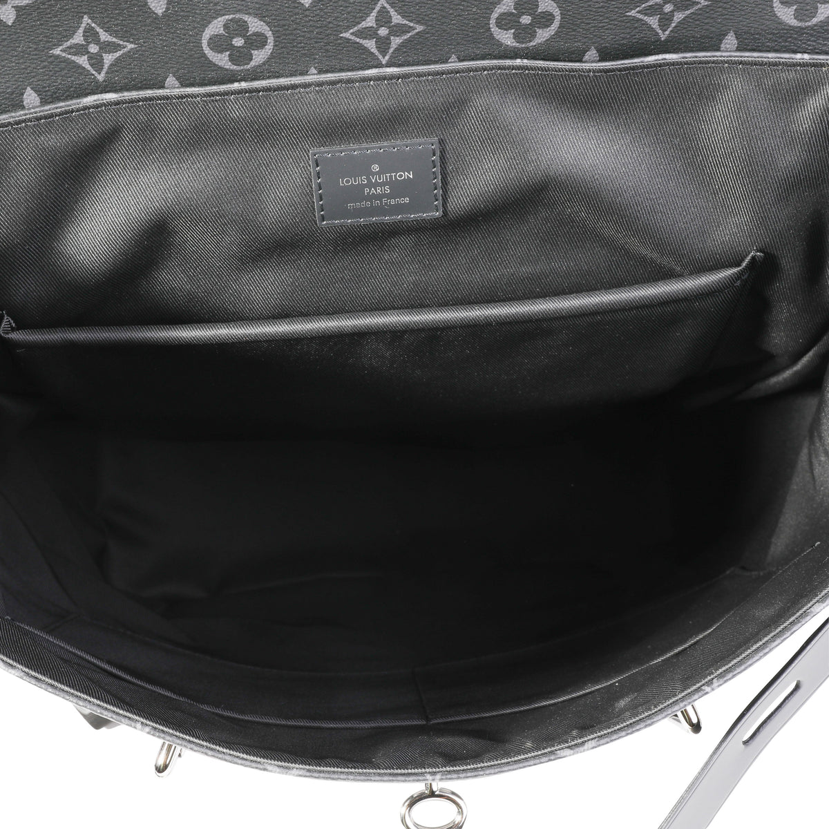 Louis Vuitton Steamer Backpack Monogram Eclipse Canvas Black