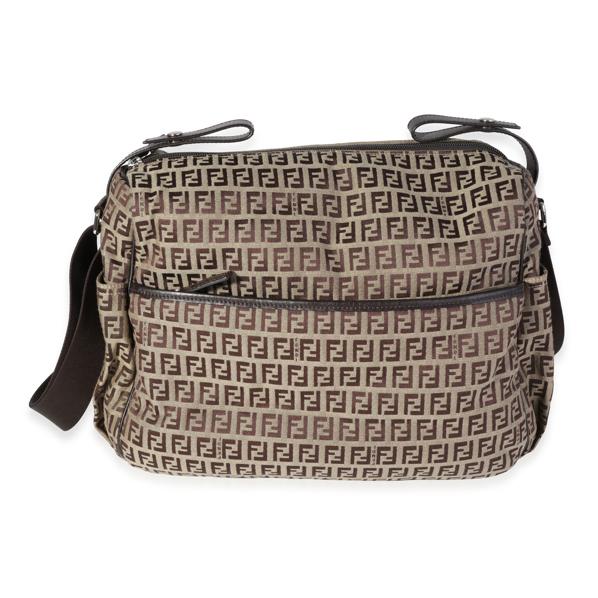 Sold at Auction: Fendi Brown Zucchino Baby Changing Bag