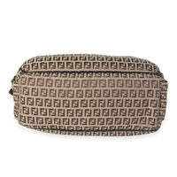 Fendi Brown Zucchino Canvas Baby Bag with Changing Pad