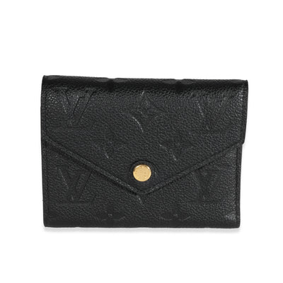 Black Monogram Empreinte Victorine Wallet