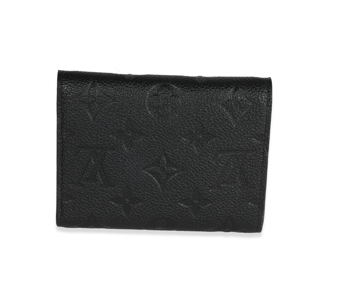 Louis Vuitton Black Monogram Empreinte Victorine Wallet