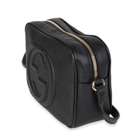 Gucci Black Pebbled Leather Soho Disco Bag