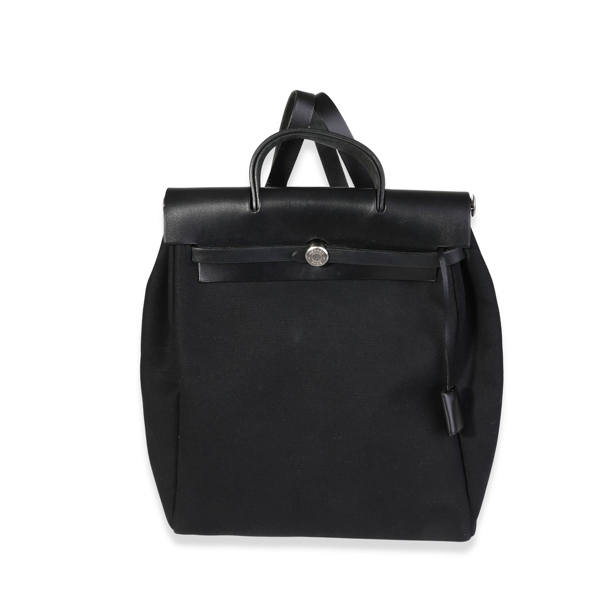 Hermès Black Toile & Vache Hunter Herbag Backpack BPHW