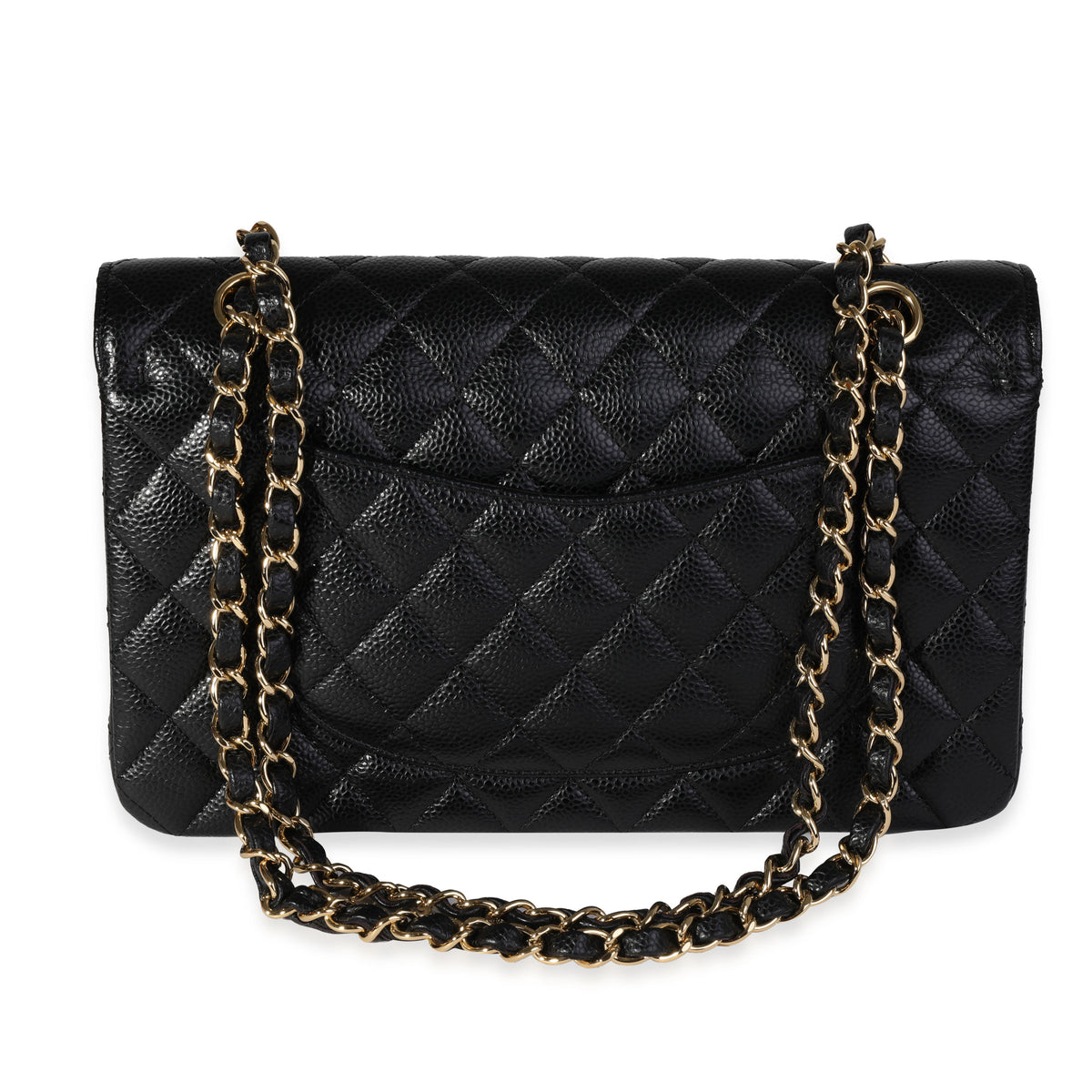 Chanel East West Classic Quilted Flap Bag in Black Caviar with Silver  Hardware - SOLD