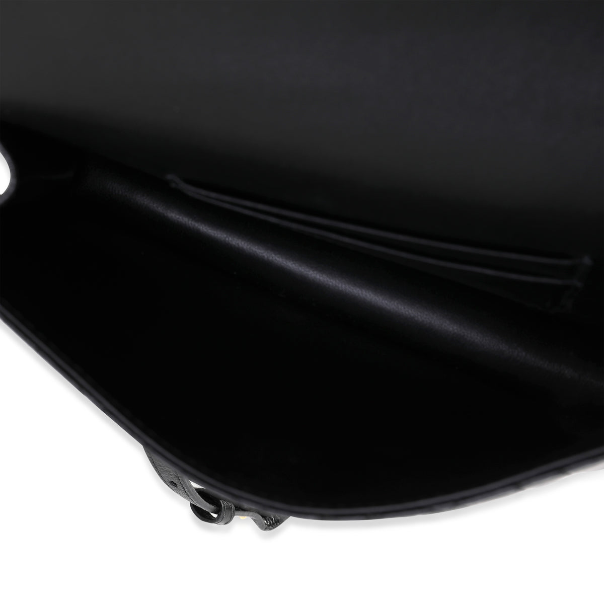 Dior Black Supple Calfskin Caro Belt Pouch with Chain