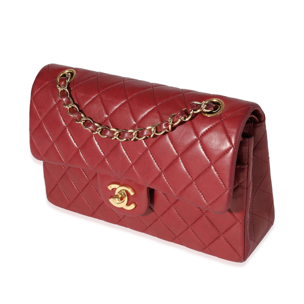 Trendy CC Top Handle leather handbag