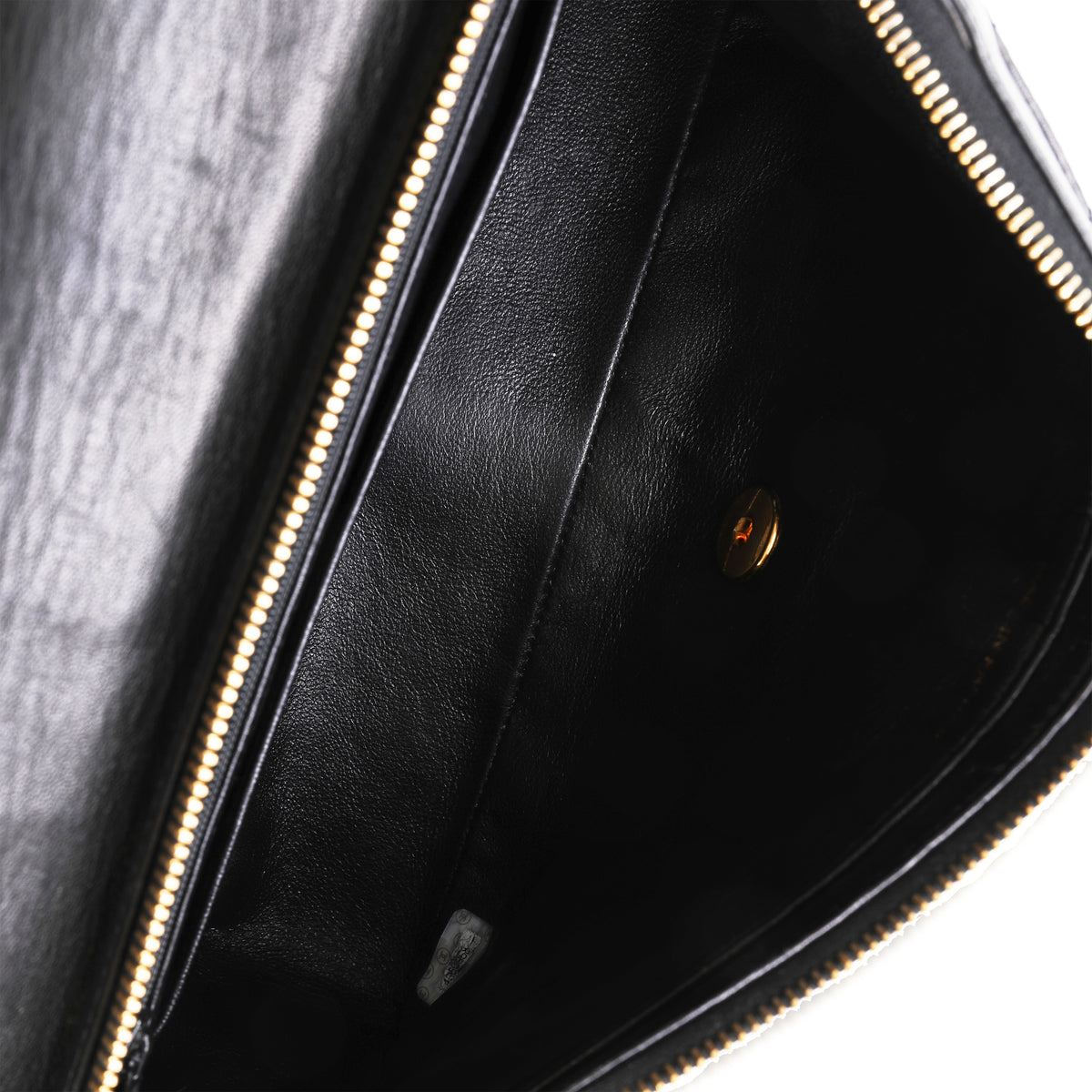 Chanel Vintage Black Quilted Lambskin Backpack