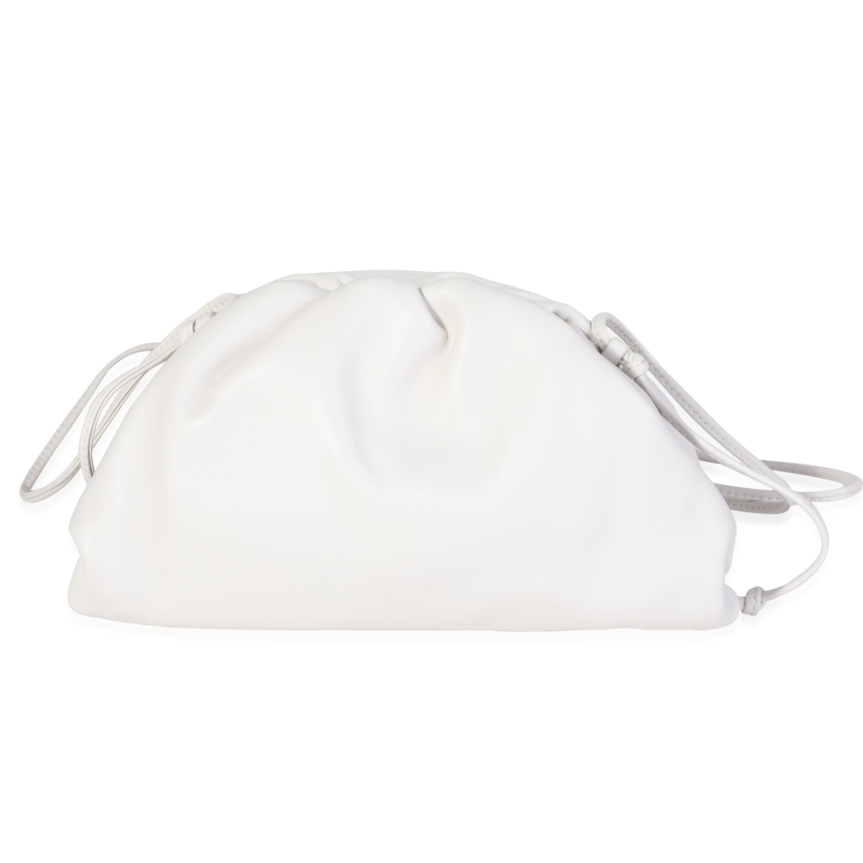 BOTTEGA VENETAミニ ホワイトラムスキン Pouch20*13cm Bottega Veneta Pouch Mini Calf White | SACLÀB